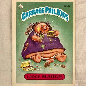Garbage Pail Kids Card 1986 Topps - 122b Large Marge